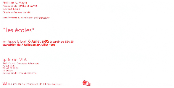INVITATION ECOLES VIA