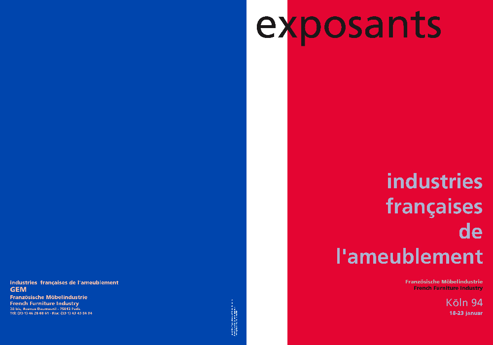 catalogue exposants INDUSTRIES FRANCAISES AMEUBLEMENT 