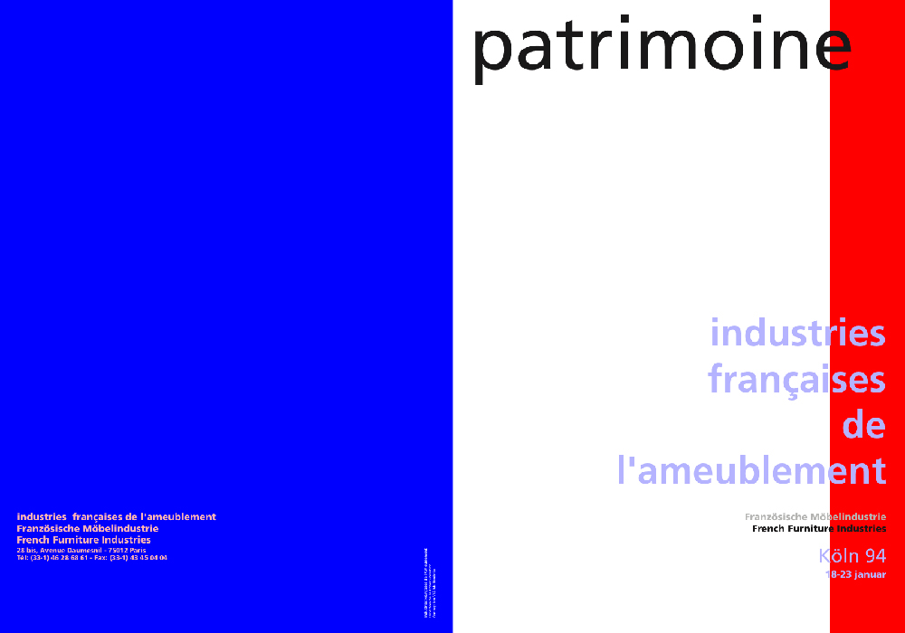 Ctalogue Patrimoine INDUSTRIES FRANCAISES AMEUBLEMENT
