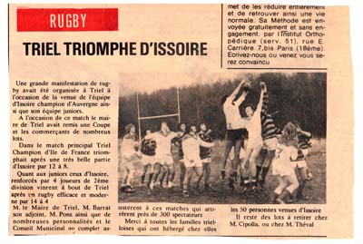 RUGBY TRIEL K
